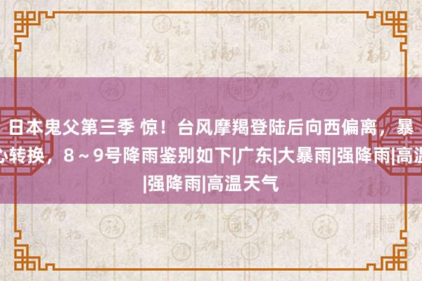 日本鬼父第三季 惊!台风摩羯登陆后向西偏离,暴雨中心转换,8~9号降雨鉴别如下|广东|大暴雨|强降雨|高温天气