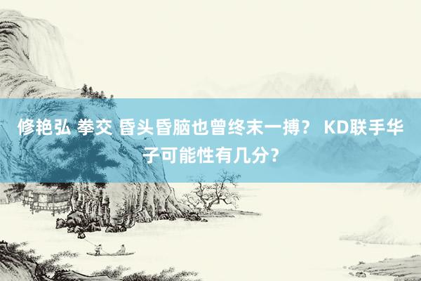 修艳弘 拳交 昏头昏脑也曾终末一搏? KD联手华子可能性有几分?